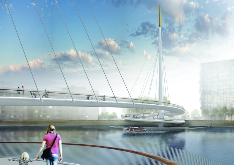 Illustration for article titled Una obra maestra de la ingenierĂa: asĂ será el nuevo puente peatonal de Londres